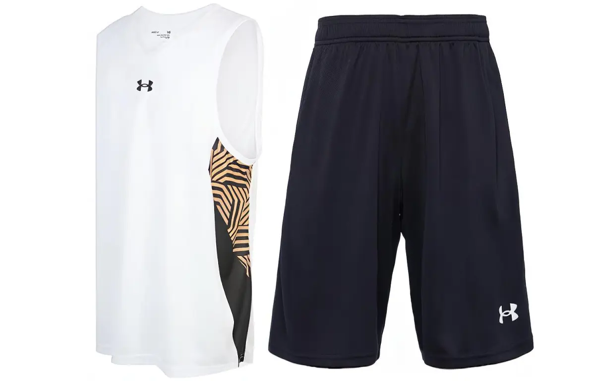 Under Armour Basketball Suit Men's White+Black