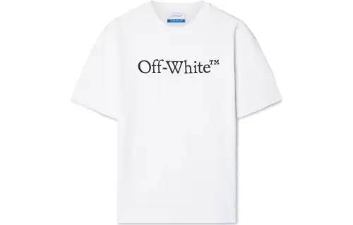 OFF-WHITE Bookish logo-print cotton T-shirt