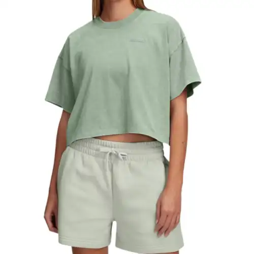 Under Armour Drop Shoulder Sleeve T Shirt Women's Green