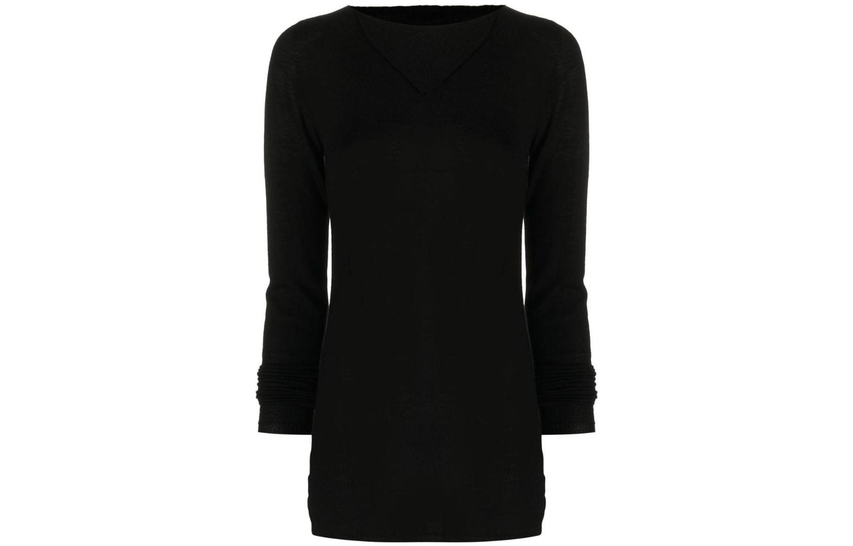 Rick Owens long-sleeved virgin wool top