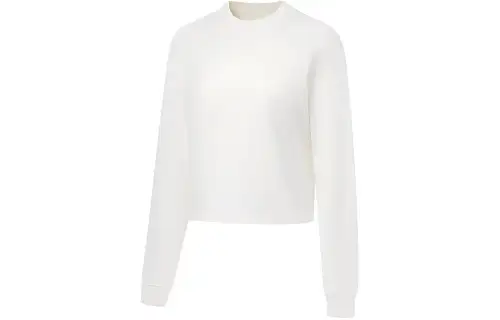 Li Ning Drop Shoulder Sleeve T Shirt Women's Ivory