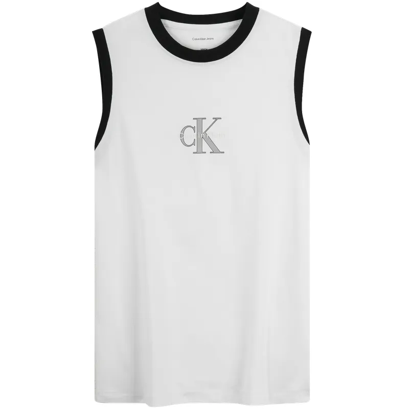 CALVIN KLEIN Tank Top Women's Moon White