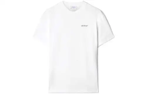 OFF-WHITE Floral Printed Crewneck T-Shirt