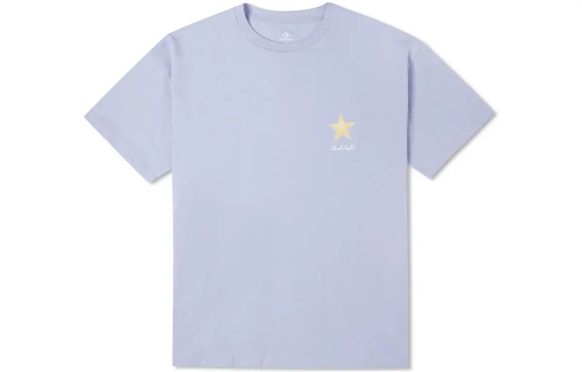 Converse Drop Shoulder Sleeve T Shirt Women's Blue