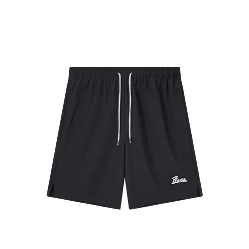 Basketball summer shorts, black trousers, American style, oversize