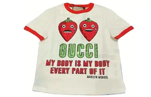 GUCCI T Shirts Women's White Crew Neck Moderate Straight Fit