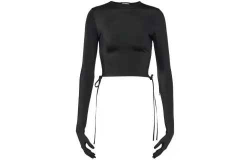 Vetements Cropped Round-Neck Top