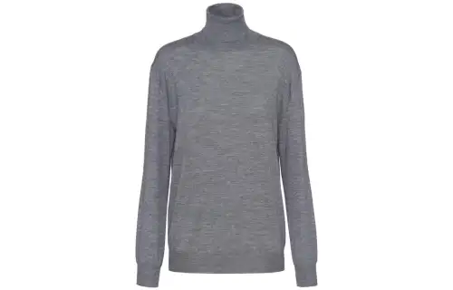 PRADA Sweaters Women's Gray Turtleneck Moderate Other
