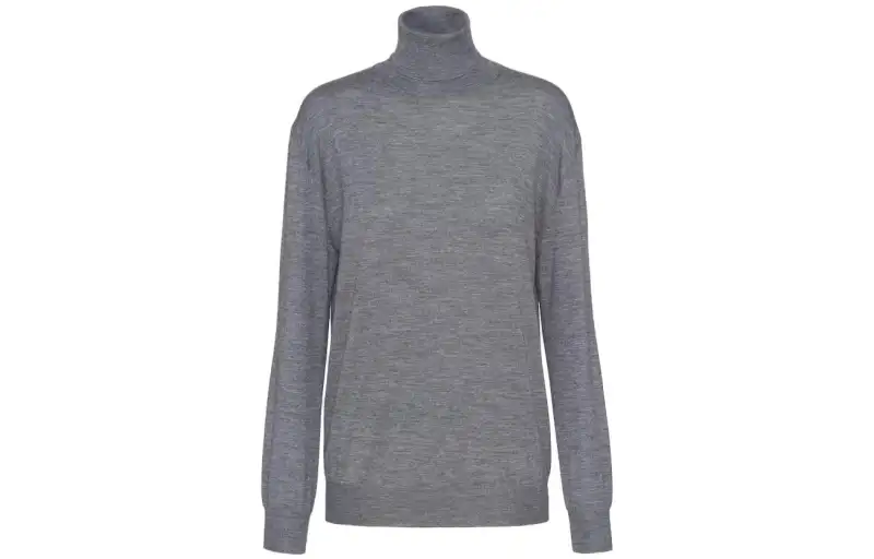 PRADA Sweaters Women's Gray Turtleneck Moderate Other
