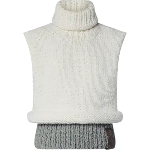 LOUIS VUITTON 1AFUCP Trompe L’Oeil Knitted Turtleneck Pullover