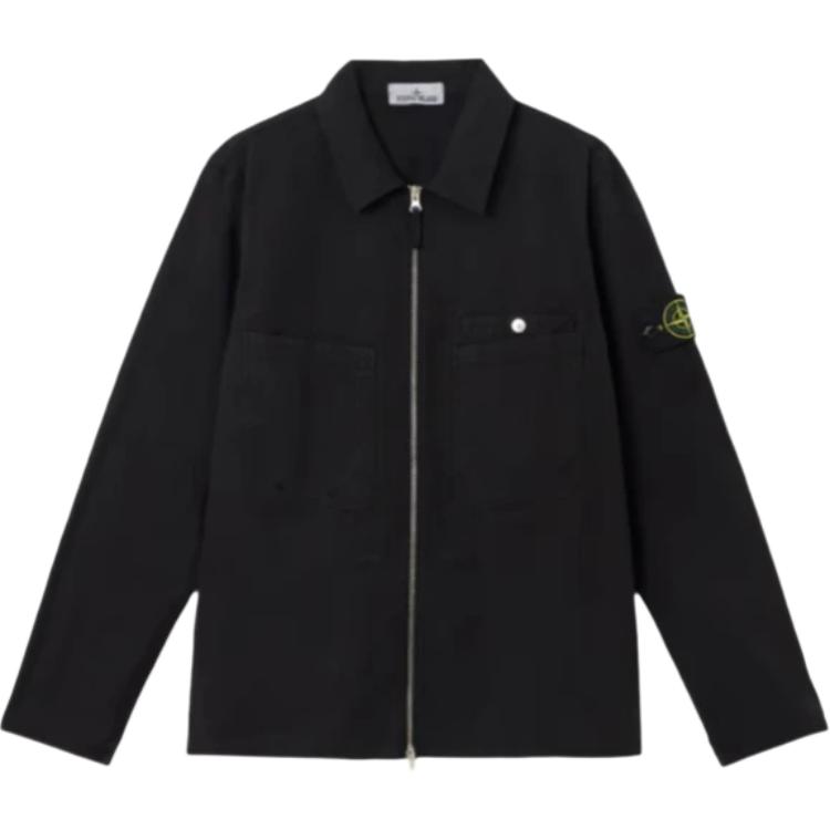 Мужская куртка STONE ISLAND Logo (черная)