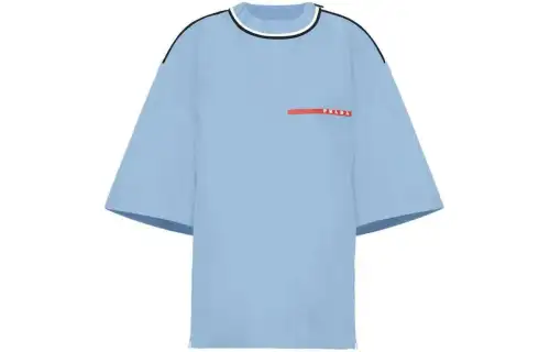 PRADA Raglan Sleeve T Shirt Women's Blue