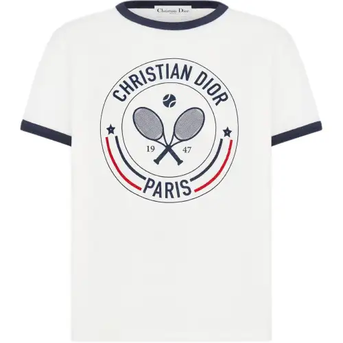 DIOR Vibe Collection Regular T Shirt Women's White