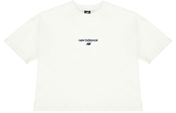Женская футболка New Balance SS22 Oversize (белая)