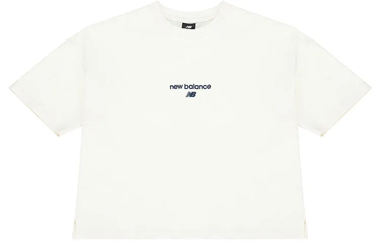 New Balance SS22 Drop Shoulder Sleeve T Shirt Women's White