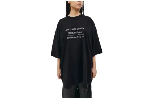Vetements T Shirt Women's Black