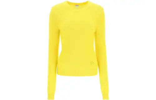LOEWE Sweaters Women's Yellow Crew Neck Other