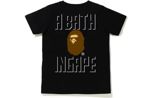 A BATHING APE T Shirts Women's Crew Neck Moderate Straight Fit