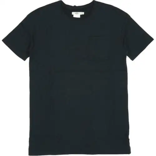 UGG T Shirts Women's Black Crew Neck Moderate Straight Fit
