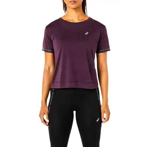 Asics T Shirt Women's Dark Purple Red
