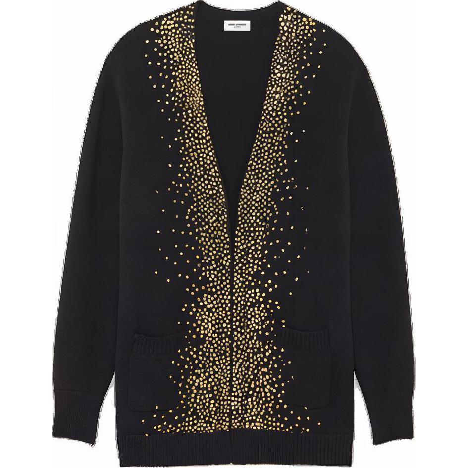 Женский свитер SAINT Laurent V (черный)