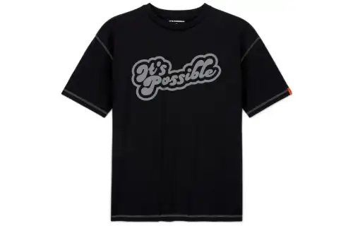 Converse Noir Homme T Shirts Women's Black Crew Neck Moderate Straight Fit