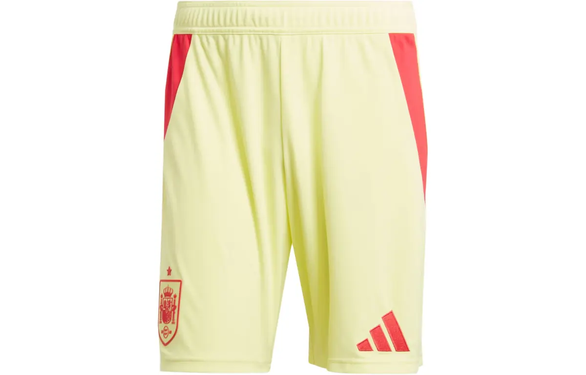 Adidas Spain 24 Away Shorts Soccer Bottom Fan Edition, Spain, Away Men's Yellow