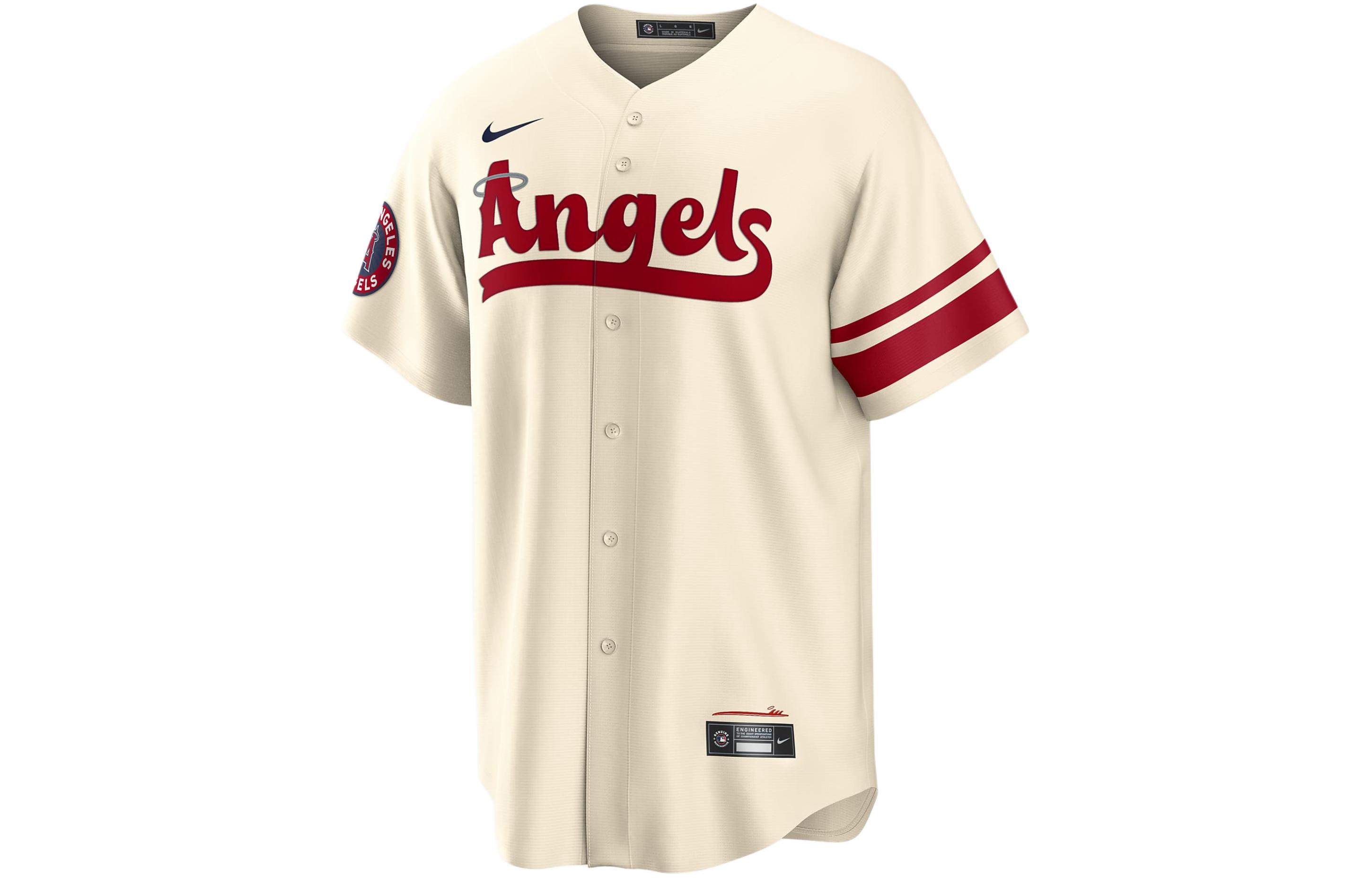 Nike Men's Replica Baseball Jersey Sports Apparel Men's Cream