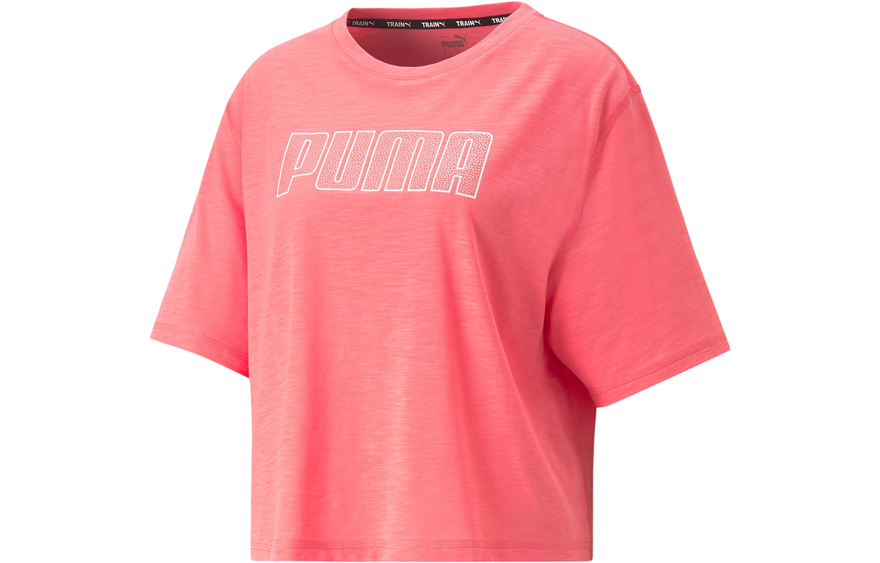 PUMA T Shirt D'entraînement Concept Graphic Femme T Shirt Women's Pink