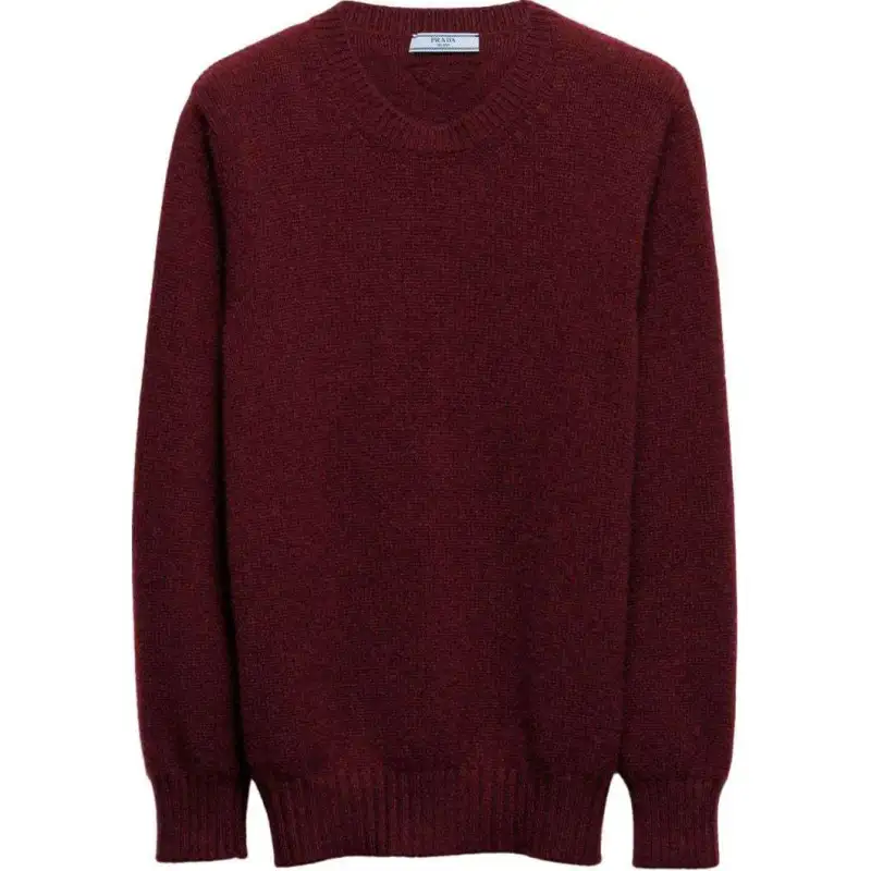Prada crew-neck cashmere-wool jumper