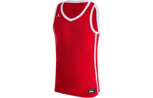 Jordan SS24 DRI FIT Basketball Jersey Men's Scarlet