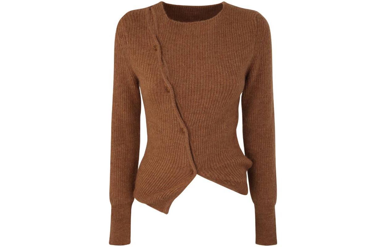 Jacquemus La Maille Pau Asymmetric Cardigan