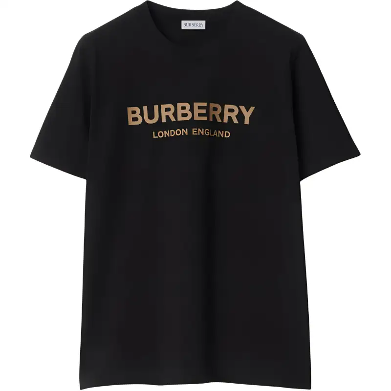 Burberry Regular Sleeve T Shirt Women's Black