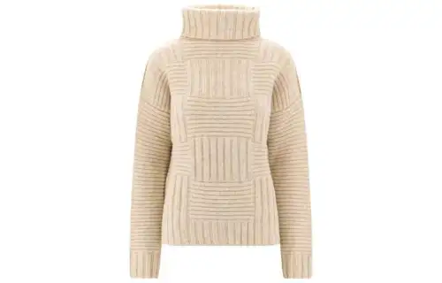 Bottega Veneta Sweaters Women's Beige Turtleneck Moderate Other