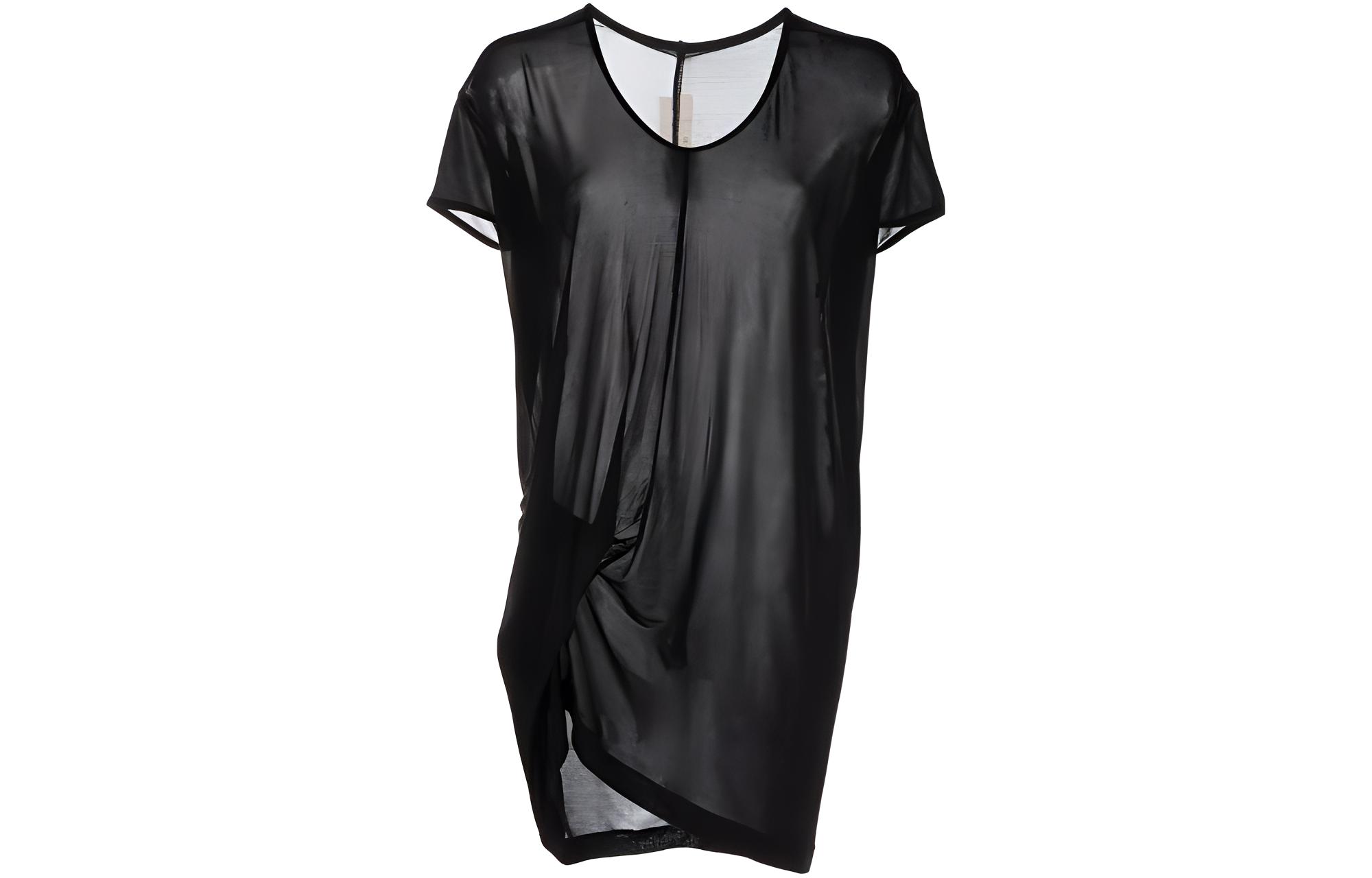 RICK OWENS Logo print Oversized T shirt