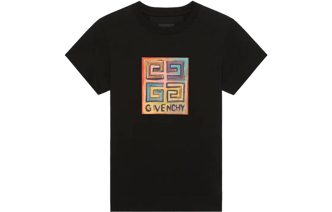 Женская футболка Givenchy GIVENCHY Josh Smith logoT (черная)
