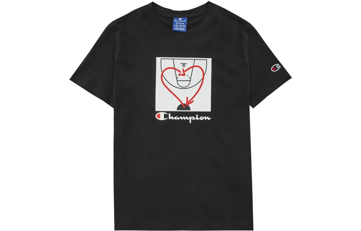 Champion T-Shirts Women's Crew Neck Moderate Straight Fit