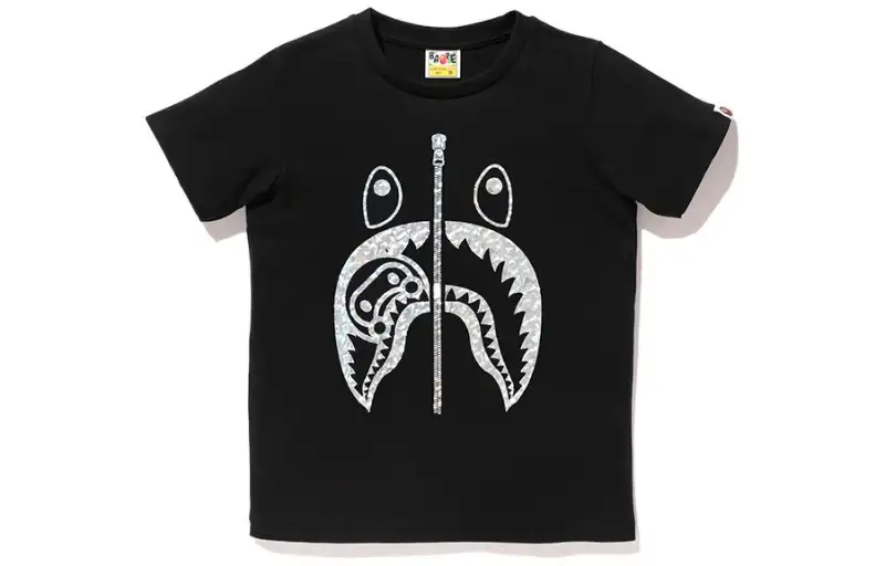 A BATHING APE T Shirts Women's Crew Neck Moderate Straight Fit