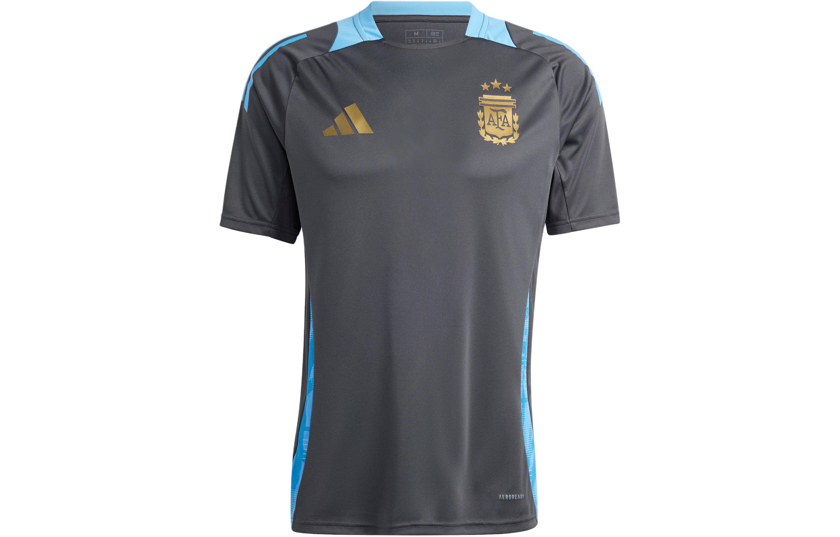 Adidas Argentina Tiro 24 Competition Jersey Soccer Jersey Men’s Carbon Black