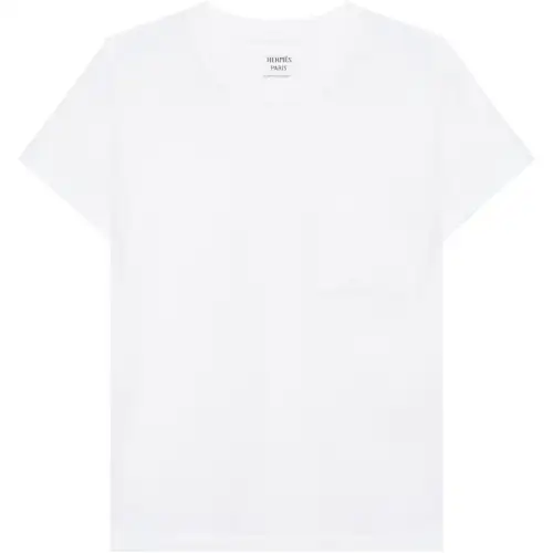 HERMES Regular T Shirt Women's White