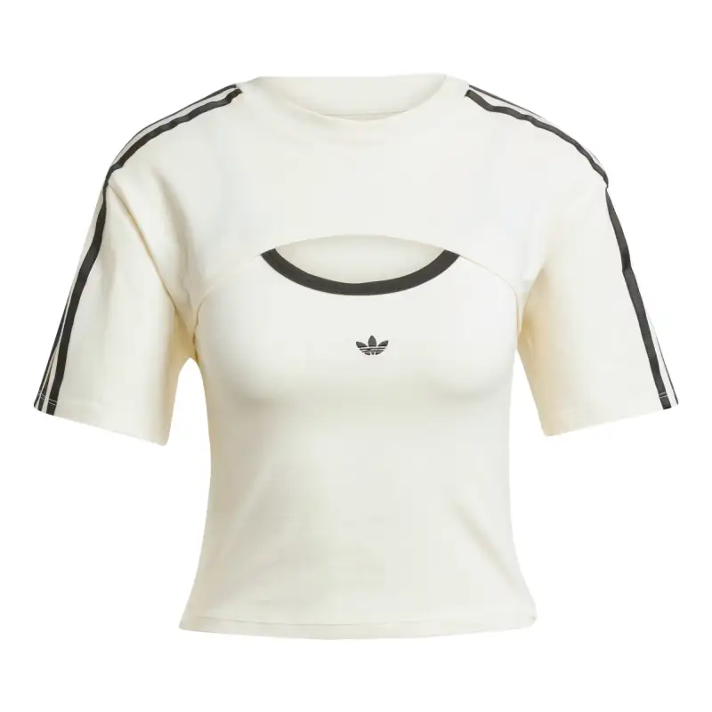 Adidas Originals Cali Tee T Shirt Women's Ivory/Black