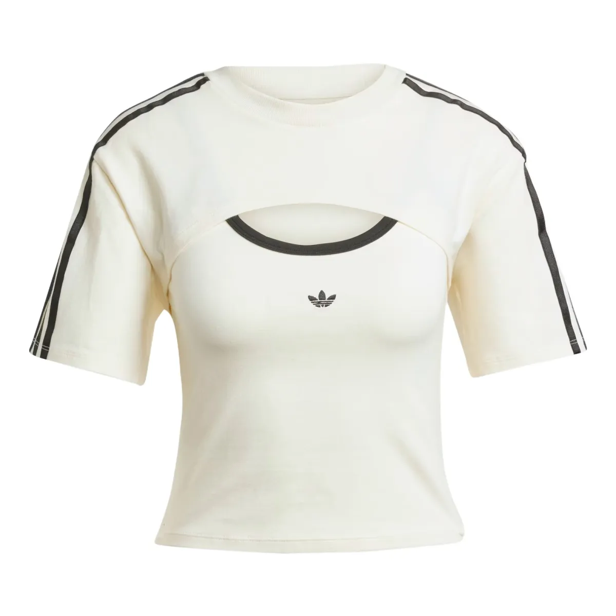 Adidas Originals Cali Tee T Shirt Women's Ivory/Black
