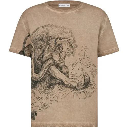 DIOR FW22 T Shirt Women's Brown