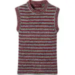 GUCCI Tank Top Women's Gray Red