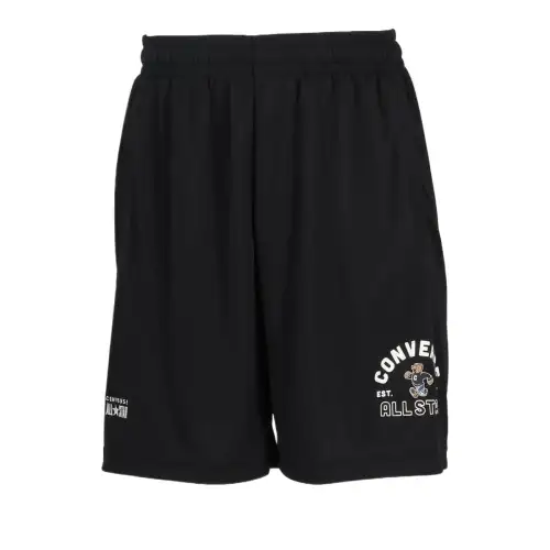 Converse Sports Shorts Unisex Black × White