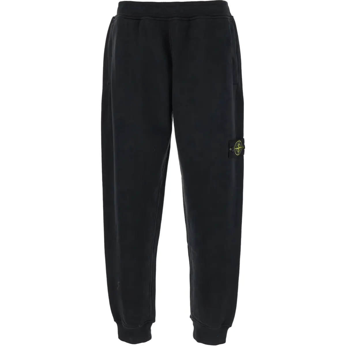 STONE ISLAND Logo Patch Tapered Leg Sweatpants