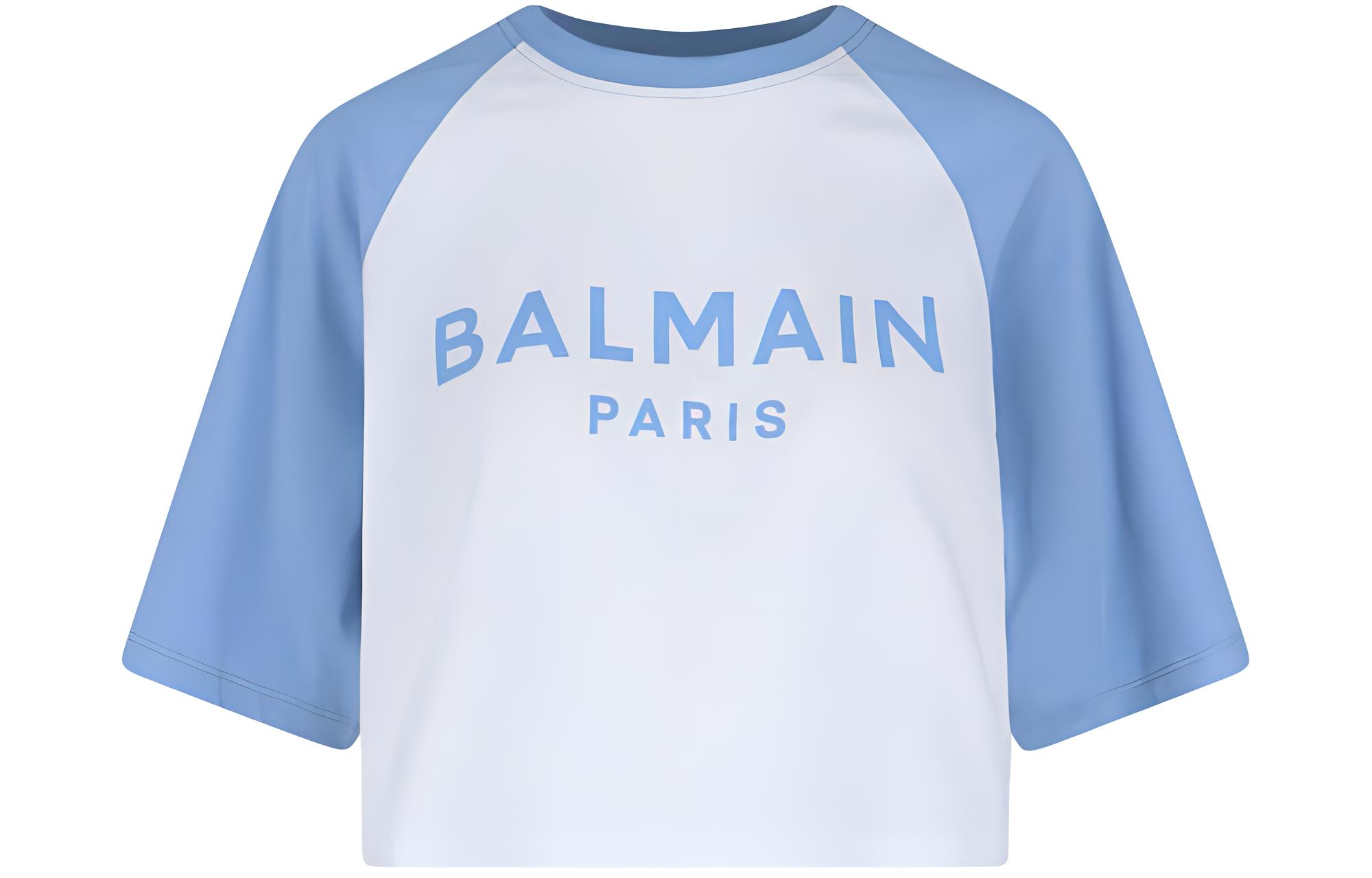 Женские футболка BALMAIN (белая)