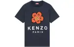 KENZO Broke Flower Loose T Shirt 'Midnight Blue'