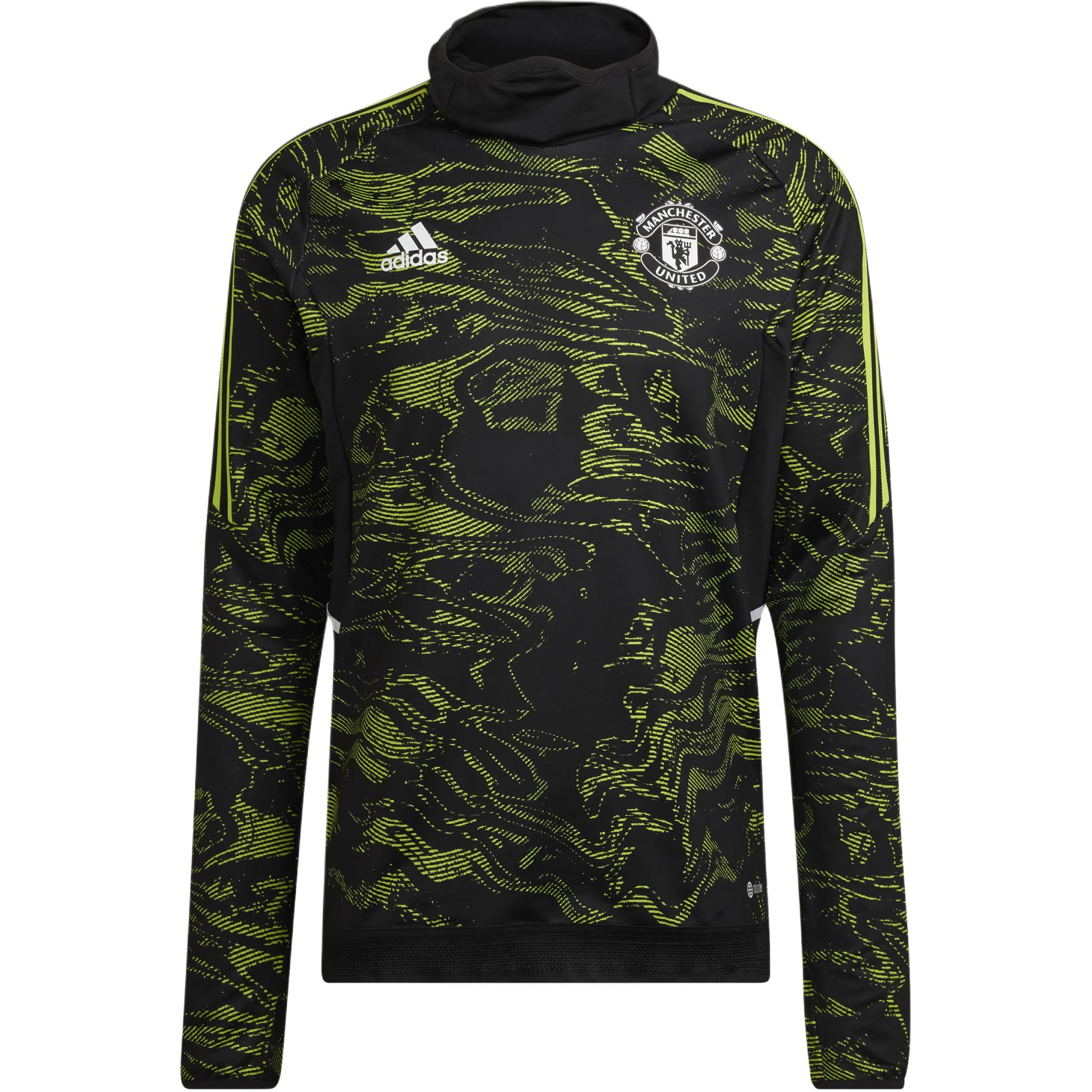 Adidas Manchester United Condivo 22 Pro Warm Top Soccer Jersey Men’s Green