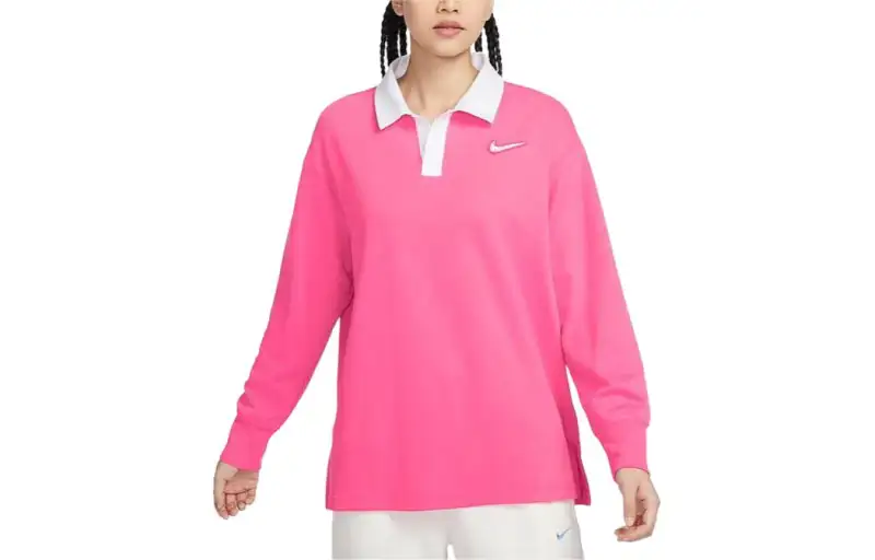 Nike Dragon Soaring New Year Collection Drop Shoulder Sleeve T Shirt Women's Pink